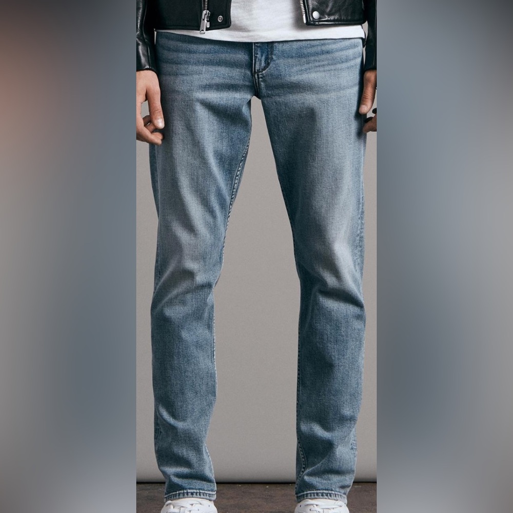 rag & bone Black Rutland Fit 2 Authentic Stretch Jeans Label